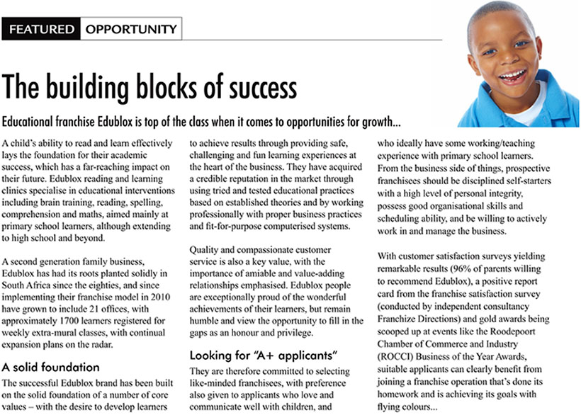 The Building Blocks of Success